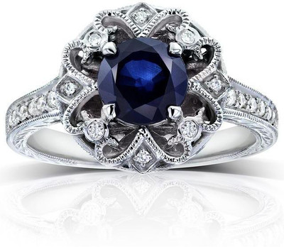

Kiara Jewellery Kirti Sterling Silver Swarovski Zirconia Gold-plated Plated Ring