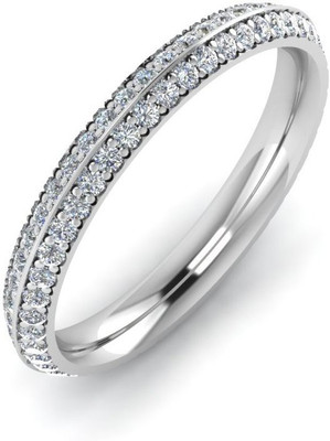 

ICR Jewels Sterling Silver Cubic Zirconia Sterling Silver Plated Ring