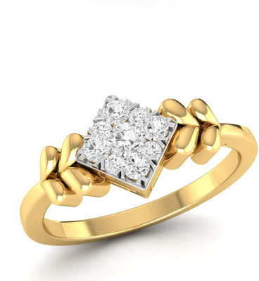 

Ciemme Sterling Silver Cubic Zirconia Gold-plated Plated Ring, Yellow