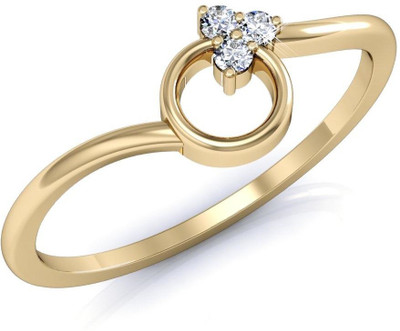 

Vachya Glory 14kt Diamond Yellow Gold ring(Yellow Gold Plated)