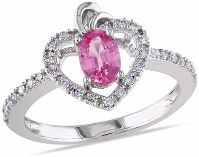 

Kiara Jewellery Sterling Silver Swarovski Zirconia Rhodium Plated Ring, White