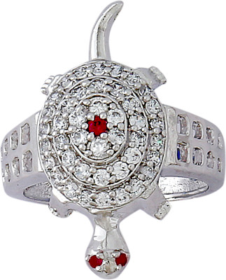 58% OFF on DD Pearls Lucky Ring Sterling Silver Cubic Zirconia Ring