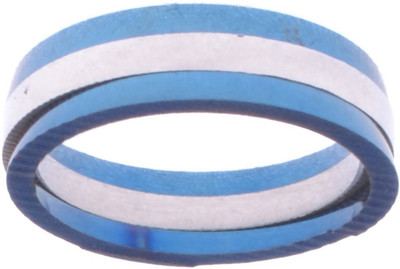 

the jewelbox Tungsten Silver Plated Ring, Blue
