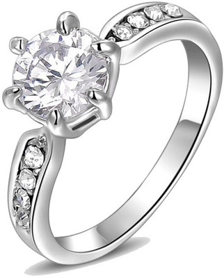 59% OFF on Kaizer Jewelry Alloy Cubic Zirconia Gold-plated Plated Ring