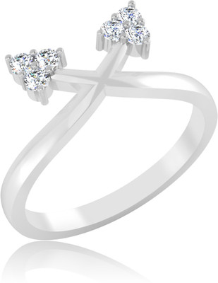 31% OFF on Forevercarat Gorgeous Metal Sterling Silver Plated Ring