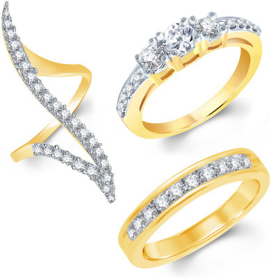 

Sukkhi Alloy Gold-plated Plated Ring Set