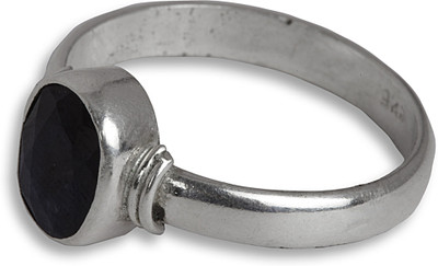 7% OFF on Silverwala Silver Sapphire Ring