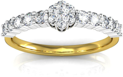

Avsar Aakansha 14kt Swarovski Crystal Yellow Gold ring