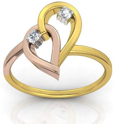 

AG Jewellery Madhuri Sterling Silver Diamond Ring, Yellow