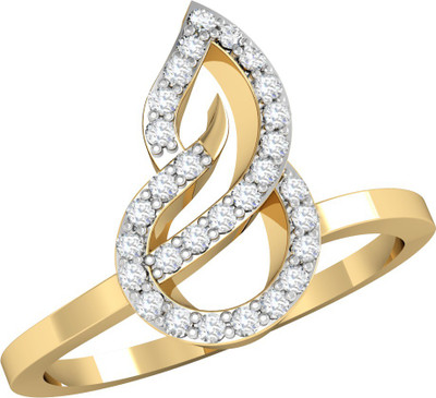 

Vachya Glory 14kt Diamond Yellow Gold ring(Yellow Gold Plated)