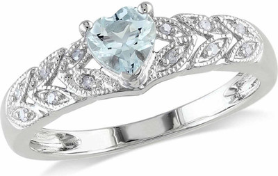 

Kiara Jewellery Silver Cubic Zirconia Rhodium Plated Ring