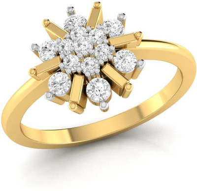 

Ciemme Sterling Silver Cubic Zirconia Gold-plated Plated Ring, Yellow