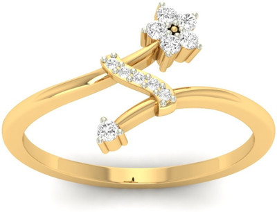 

Jewels5 Chysis 18kt Diamond Yellow Gold ring(Yellow Gold Plated)