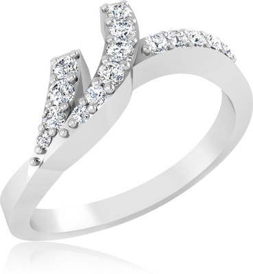 31% OFF on Forevercarat Rocker Style Metal Sterling Silver Plated Ring