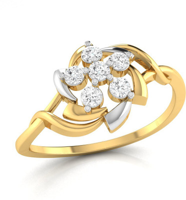

Ciemme Sterling Silver Cubic Zirconia Gold-plated Plated Ring, Yellow