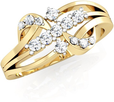 

Vachya JLR-75 18kt Diamond Yellow Gold ring(Yellow Gold Plated)