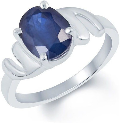 

G-Luck Silver Sapphire Ring, Blue