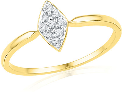 5% OFF on JPearls Cutie Diamond 18kt Yellow Gold ring