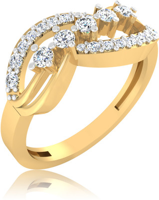 31% OFF on Forever Carat Rocker Style 14kt Yellow Gold ring