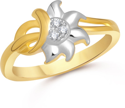 

VK Jewels Estonia Flower Alloy Cubic Zirconia Gold-plated Plated Ring