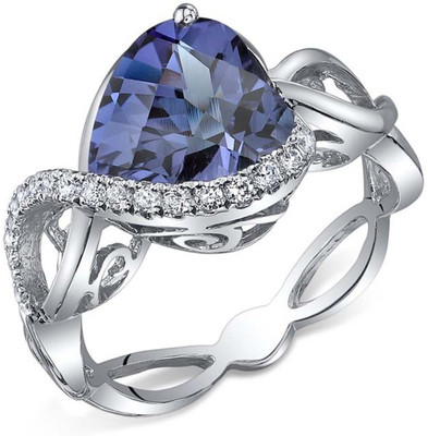 

Kiara Jewellery Sterling Silver Swarovski Zirconia Rhodium Plated Ring, White