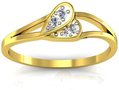 

AG Jewellery Katrina Sterling Silver Diamond Ring, Yellow