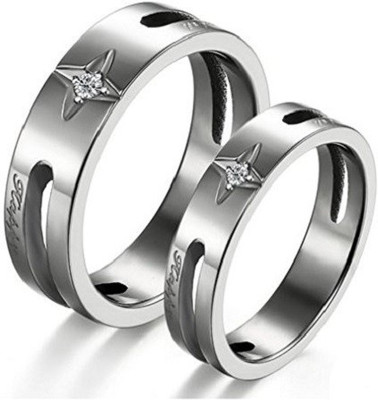 

Girlz! Alloy, Crystal Ring Set, Silver