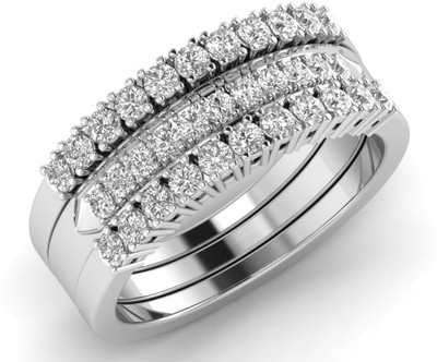 

ICR Jewels Sterling Silver Cubic Zirconia Sterling Silver Plated Ring