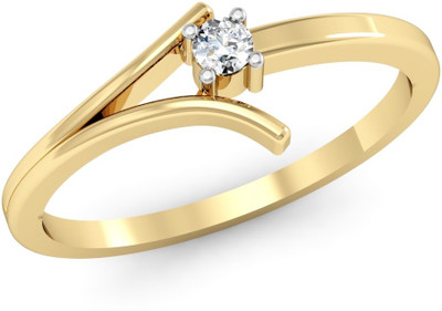 

Vachya Glory 18kt Diamond Yellow Gold ring(Yellow Gold Plated)