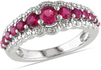 

Kiara Jewellery Sterling Silver Swarovski Zirconia Rhodium Plated Ring, White