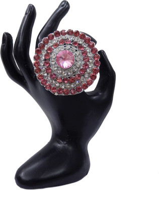 

Shree Bhawani Art Jewellery Zinc Ring, Pink