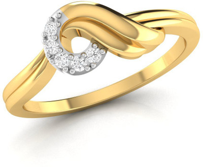 

Ciemme Sterling Silver Cubic Zirconia Gold-plated Plated Ring, Yellow