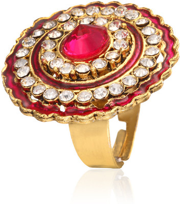 77% OFF on The Pari Alloy, Brass Ring
