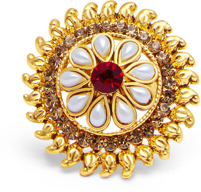 

Sukkhi Designer Alloy Gold-plated Plated Ring