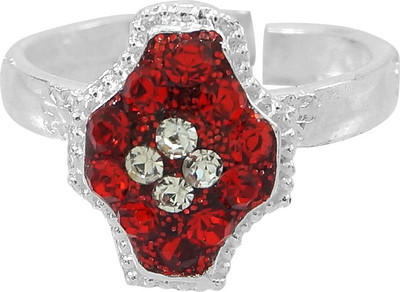 66% OFF on R S Jewels Alloy Silver Plated Toe Ring