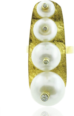 

Aastha Jain Silver Gold-plated Plated Ring