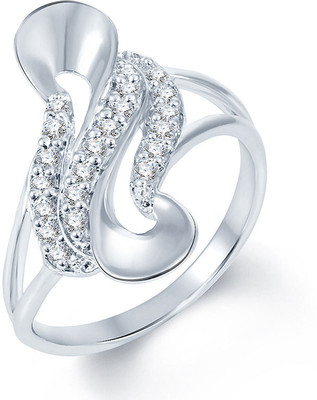 

Sukkhi Intricately Alloy Cubic Zirconia Rhodium Plated Ring, White