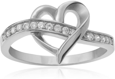 

Kiara Jewellery Silver Cubic Zirconia Rhodium Plated Ring