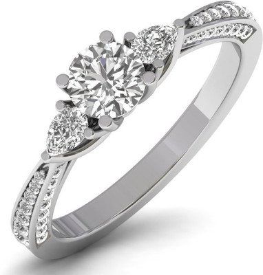 

ICR Jewels Sterling Silver Cubic Zirconia Sterling Silver Plated Ring