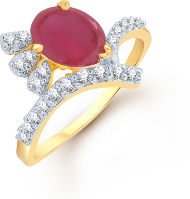 82% OFF on MEENAZ Classic Ruby Alloy Ring 82% OFF on MEENAZ Classic Ruby Alloy Ring