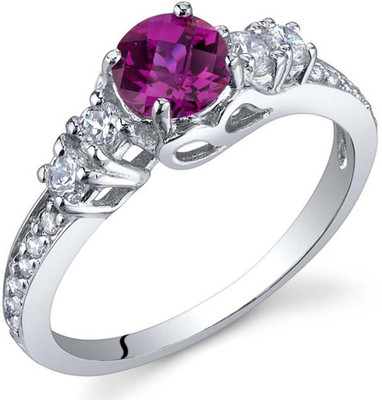 

Kiara Jewellery Sterling Silver Swarovski Zirconia Rhodium Plated Ring, White