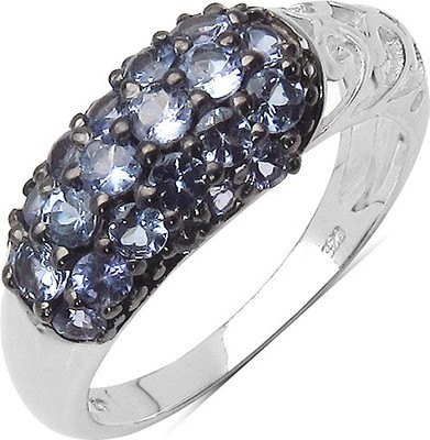 

Johareez Sterling Silver Tanzanite Sterling Silver Plated Ring, Purple