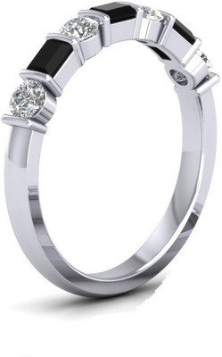 

ICR Jewels Sterling Silver Cubic Zirconia Sterling Silver Plated Ring, White