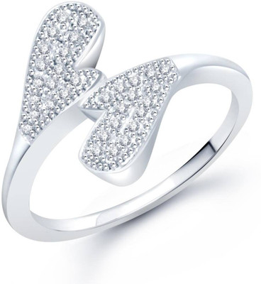 

Sukkhi Alloy Cubic Zirconia Rhodium Plated Ring, White