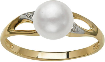 

AG Jewellery Sterling Silver Diamond Rhodium Plated Ring, Multicolor