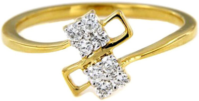 

Anopchand Tilokchand Jewellers Silver Cubic Zirconia Gold-plated Plated Ring