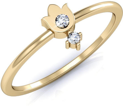 

Vachya Glory 18kt Diamond Yellow Gold ring(Yellow Gold Plated)