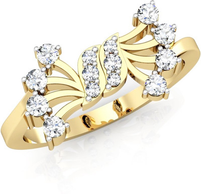 

Vachya JLR-45 18kt Diamond Yellow Gold ring(Yellow Gold Plated)
