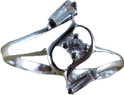 

Phoenix Sterling Silver Swarovski Zirconia Sterling Silver Plated Ring, White