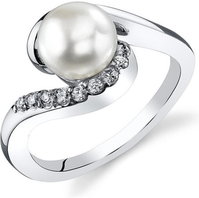 

Kiara Jewellery Aaliya Sterling Silver Swarovski Zirconia Gold-plated Plated Ring